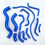 Blue For Nissan Almera N15 Primera P11 GT 2.0 sr16VE sr20VE 1996-2000 Silicone Radiator Hose