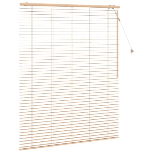 Persiana de madera 125 x 160 cm con protección visual para salón 4