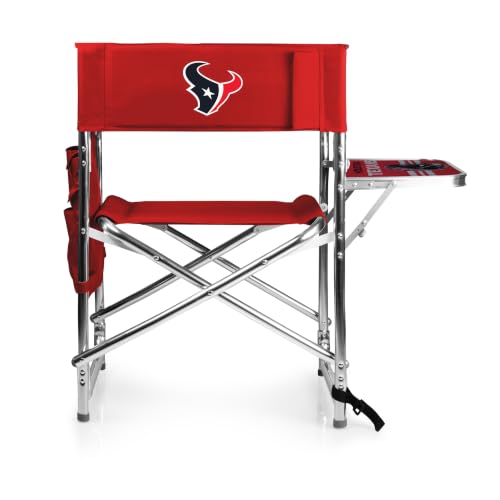 Image of Picnic TIME NFL Unisex-Adult NFL Sports Chair with Side Table, Beach Chair, Camp Chair for Adults