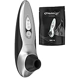 womanizer Pro40 Black Edition Auflege-Vibrator für Sie wasserdichtes Intim Stimulationsgerät, starker Klitoris-Sauger, exklusiv und limitiert