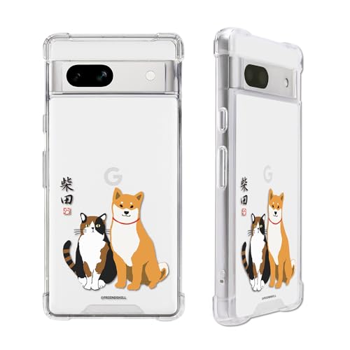 abbiFRIENDS Google Pixel 7a �p �P�[�X ���΂����� �n�C�u���b�h�P�[�X [ �ϏՌ� TPU �|���J�[�{�l�[�g UV�v�����g �h�o �X�g���b�v�z�[���t�� ���C�����X�[�d Qi ] �N���A �w�ʃJ�o�[ ABF26636P7A ���΂�