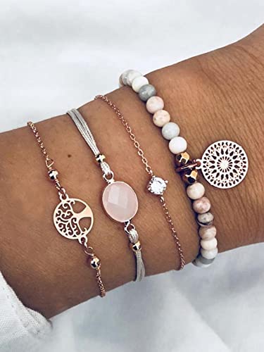 Layered Bracelet with Plating