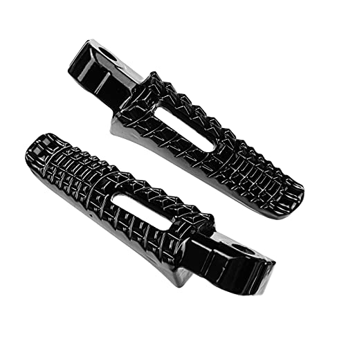 Motorcycle Rear Passenger Foot Pegs Footrest Brackets Set Fits For 2011-2013 Suzuki Gsxr 600 Gsxr750 (Rear-Black-3) #TOP5