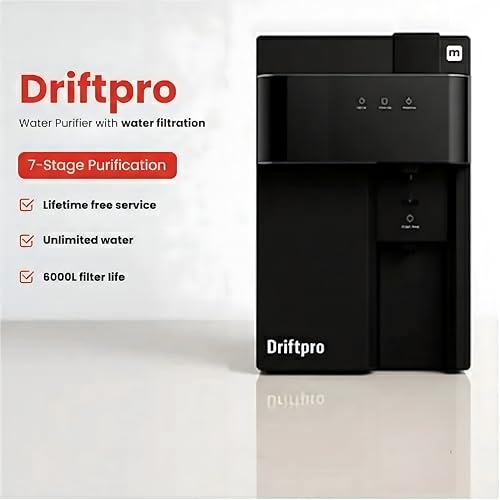 Image of Neudot RM DriftPro 7 Stage Water Purifier | 8.5 L Capacity | RO+UV+UF+TDS+Alkaline | 48 Watts | Purification rate upto rate 10 to 15 LPH