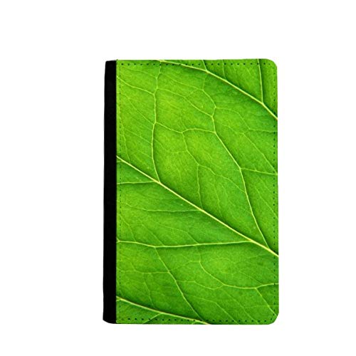 Patron de passeport anti-perte et porte-cartes plante verte pour voyage