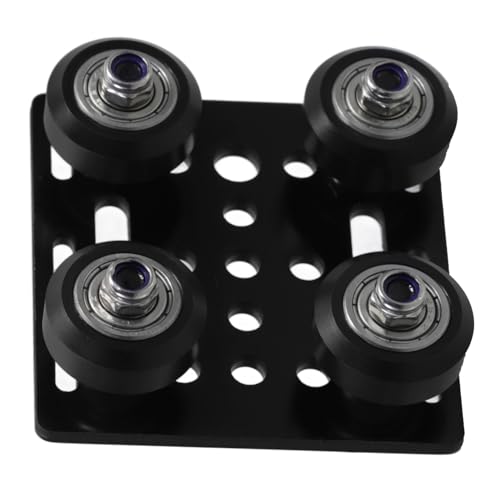 JECOMPRIS Gantry Plate Heavy Duty V-Wheel for 2020 Aluminum Profile Support Plate for CNC and 3D Printer Parts Easy Inst