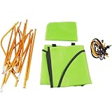 Besttoolifes Toldo para kayak, 125 x 110 cm, para kayaks y canoas inflables o rígidas, tela Oxford impermeable Ripstop con varillas de aluminio y bolsa de almacenamiento, 8