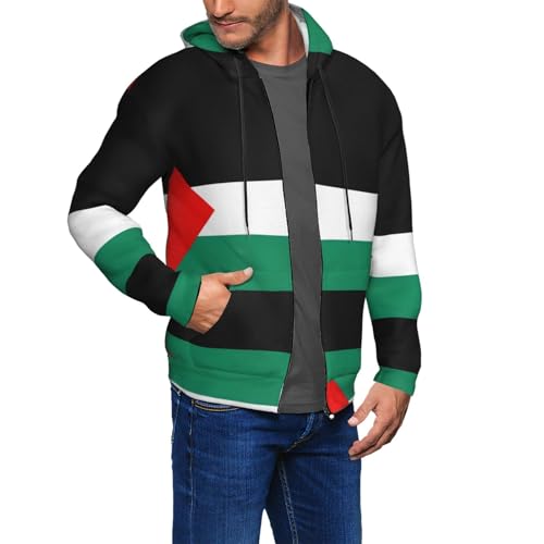 Sweat à capuche Palestine imprimé EdWal veste décontractée homme