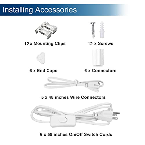 Jesled 4Ft Led Shop Light, 4 Foot 36W Led Light Fixture, High Output 4500 Lumen, 6500K, Clear Cover, V-Shape Leds, Plug And Play, T8 Led Tube Light For Cooler Door, Garage, Workshop (6-Pack) #TOP7