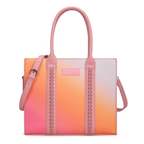 Image of Montana West x Wrangler Tote Bags Purses for Women Work Top-Handle Handbags with Strap