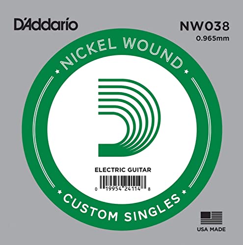 D'Addario ダダリオ エレキギター用バラ弦 ニッケル .038 NW038 10本セット