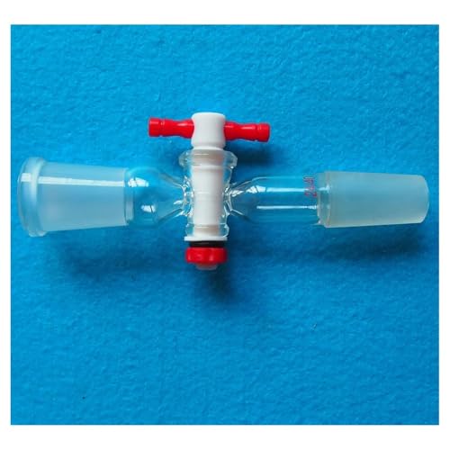 Adaptateur en verre 24/40 avec vanne PTFE pour un contrôle précis des fluides