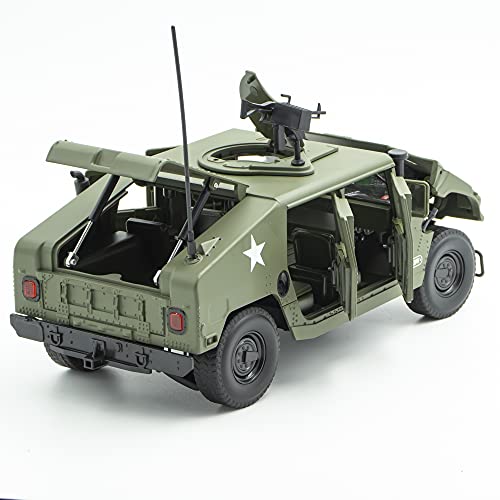 Modelo de Vehículo Militar a Escala 1:18 de Metal y Plástico miniatura 4