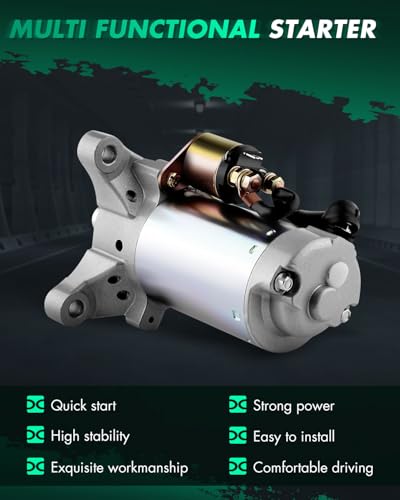 Image of SCITOO Starters New 18350 fit Riding Lawn Mower Tractor for Honda 3813 31200-ZA0-701 31200-ZA1-003