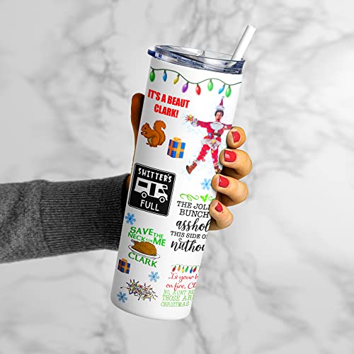 Switzer Kreations Christmas Vacation Tumbler - 80S Christmas Movie Tumbler - Funny Gifts For Christmas - Tumbler For Men, Women, Coworker On Christmas - Tumbler 20 Oz #TOP4