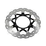 Produktmaterial: Diese Bremsscheibe besteht aus qualifizierter Aluminiumlegierung und Edelstahl, Anti-Korrosion, Nichtverformung und dauerhafter zu verwendender.