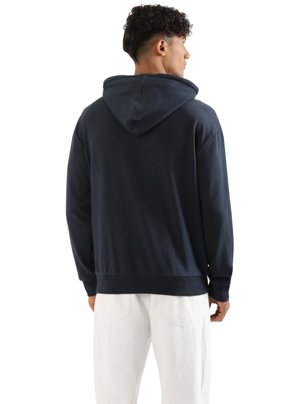 Image of SAADAA Unisex Pullover Fleece Hoodie for Men & Women | 100% Cotton Top Surface | Fleece Inner | Casual Fit | 2 Pockets | Winter Wear