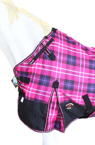 Image of Challenger Horse 1200D Turnout Waterproof Fleece Lined Medium Winter Blanket 3B112LG