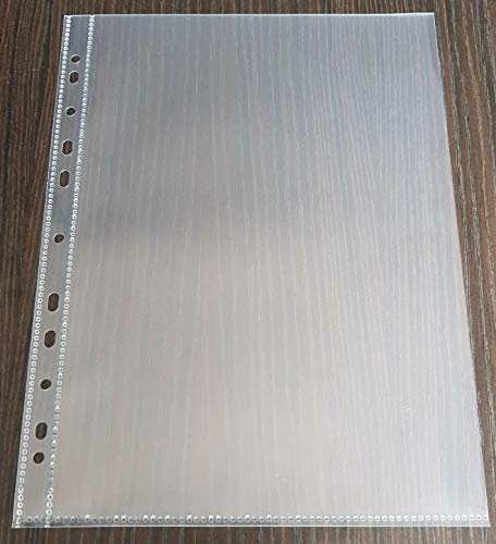 50x SUPER STARKE, A4 Prospekthülle 180my (0,18mm) GLASKLAR GLATT, Klarsichthülle mit Abheftrand, DOKUMENTENECHT, recycelbar ! Cover