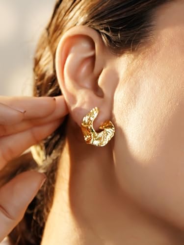 Image of Rubans Earrings Unique Design & Shapes Stylish Trendy Jewellery Gift for Women & Girls