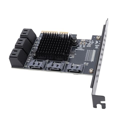 Tarjeta PCIe 4X Serial ATA para ampliar almacenamiento de 9 puertos en Windows 11