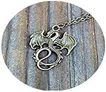 Jewelry tycoonJewelry tycoonMal's Gold Dragon Necklace, Descendants Inspired Dragon Necklace, Maleficent Necklace, Mal Costume Jewelry, Dragon Jewelry, Gold or Bronze
