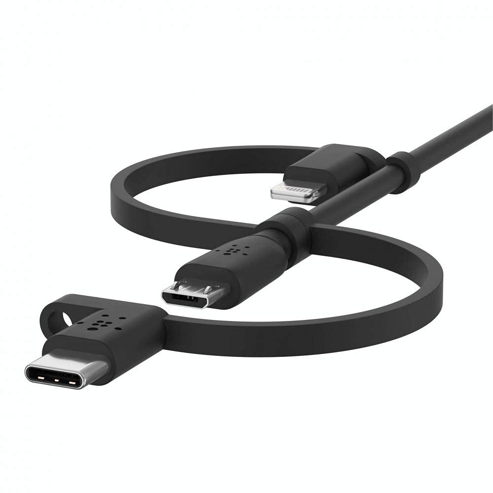 Belkin Cargador de Pared Doble USB-A BoostCharge de 24 W, para iPhone 12, 12 Pro, 12 Pro MAX, 12 Mini y Modelos anteriores, Samsung S20, S20+, S20 Ultra, Pixel 4 y Otros + Cable Universal