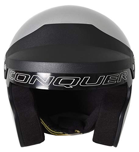 Conquer Snell SA2015 Approved Open Face Racing Helmet - Thumbnail 3