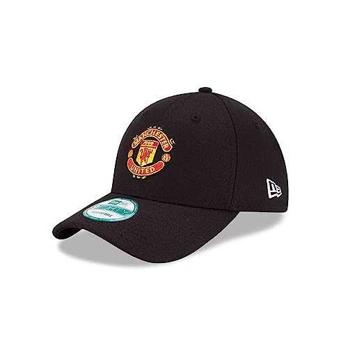 New Era Men's 9Forty Manchester United Cap Baseball Cap, Black (Team), One Size (Manufacturer Size:One)
