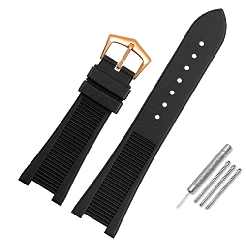 Bracelet silicone Patek Philippe 5711 résistant couleur agate 24-13mm