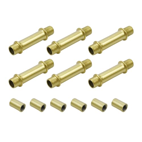 KUMGROT Gold Straight Pipe Lamp Stem Kit 1.97