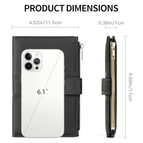 Passport Holder for Travel Rfid Passport Wallet for Women Men with Zipper Pocket Pen Sim Card Holders Slim Travel Accessories4