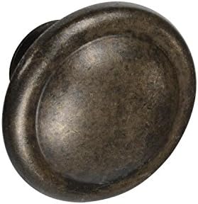 Knob Deals #1115-1-3/8 Cabinet Knob, Rustic Antique Bronze - 10 Pack