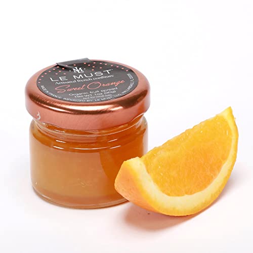 Le Must Organic French Preserves Assortment Mini Jars (Strawberry, Raspberry, Apricot, Blueberry, Orange Marmalade, Mango Passion), 2 Bottles Each (Pack Of 12) Miniatures #TOP5