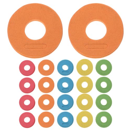 BESPORTBLE Fishing Line Storage Fishing Foam Spools Foam Fishing Winding Board Fishing Line, Fishing Line Spools Fly Fishing Gear for Organizer Storage Accessories, Pack of 100