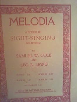 Paperback Melodia: A Course in Sight-Singing Solfeggio Book