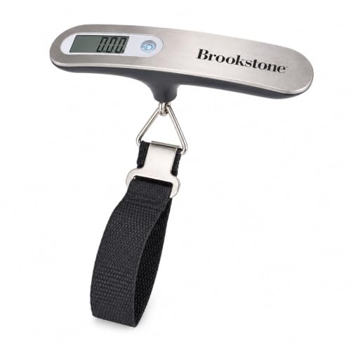 Brookstone Digital Luggage Scale - Compact Handy Luggage Weight S...