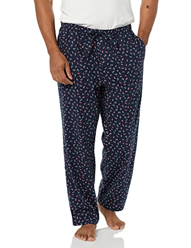 Amazon Essentials Men's Flannel Pajama Pant (Available In Big & Tall), Navy Paisley, Medium #TOP3
