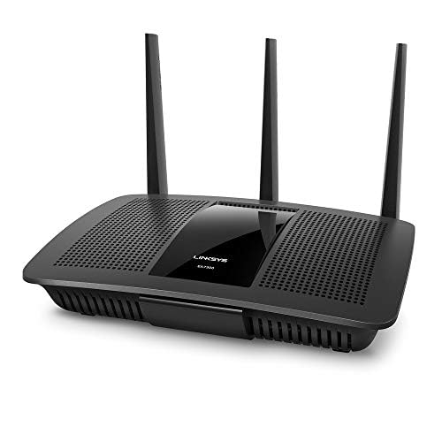 Linksys Max-Stream AC1750 MU-MIMO Dual-Band Wi-Fi Router für Zuhause (Schneller WLAN-Router, 4K UHD- Streaming und Gaming, 4 Gigabit-Ethernet-Anschlüsse)