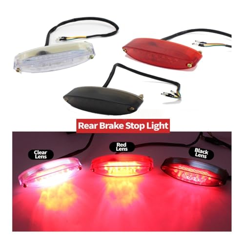 Feu arriere frein moto LED signalisation VTT indicateur 1 piece