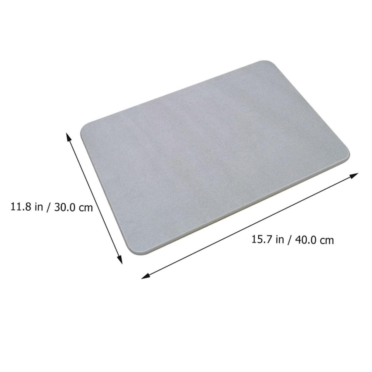 Tapis de Sol Ménager Antidérapant Absorbant en Diatomite | Séchage Rapide, Entretien Facile, Design Simple, Usage Entrée et Pièce D’eau