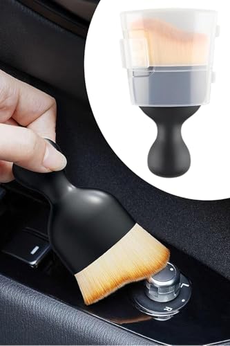 Luti Concept Oto Detaylı Temizlik, Araba Yıkama Araç İçi Temizlik Fırçası, İç, Dış, Gösterge Paneli, AC, Klima Havalandırma, Deri Yüzey Ve Kumaş Koltukları İçin Premium Yumuşak Kıllı Detaylı Oto Temizlik Fırçası