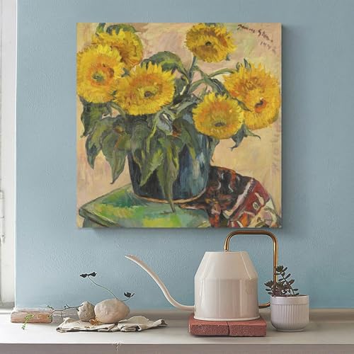 Sunflowers Irma Stern impression sur toile déco bureau 40x40 - 2