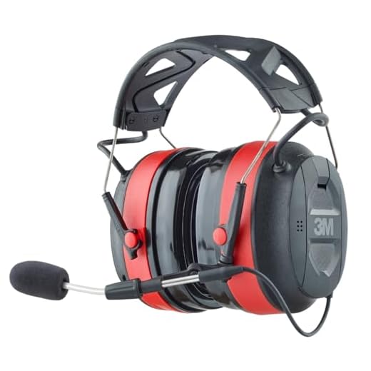 3M Pro-Comms Electronic Hearing Protector, Wireless Earmuffs With Bluetooth Technology & External Noise-Canceling Boom Microphone, Noise Reduction Rating (NRR) 26 dB, Premium Gel Cushions (90546-SIOC)