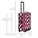 Rockland Fashion Softside Upright Luggage Set,Expandable, Multi/Pink Dot, 2-Piece (14/19)