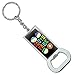 South Park Characters Logo Keychain Rectangle Chrome Plated Metal Bottle Cap Opener