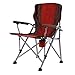 YCDJCS Chaise pliante capacité de charge élevée extérieur Chaise pliante 210 kg avec Porte-gobelet et sac de rangement (Color : Red, Size : 95 * 58 * 58cm)