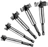 Set of 5, Hex Shaft Bore Bit, Woodworking Drill Bore Bit Set, Hole Saw Bore Bit, Bore Bit, Woodworking Thorb, For Woodworking, Hard Wood Plastic Plywood, Hard Alloy, Counter Drill, Precision