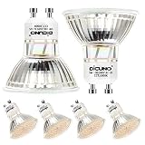 DiCUNO LED電球 GU10口金 50W形ハロゲン相当（5W） 電球色 3000K 500lm LEDスポットライト AC100-240V 6個セット