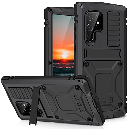 Coque Samsung S22 Ultra contre les chutes et rayures d'écran en métal